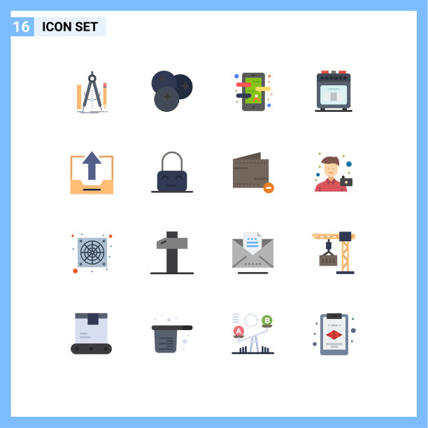 打包16个创意单色烤炉图片下载