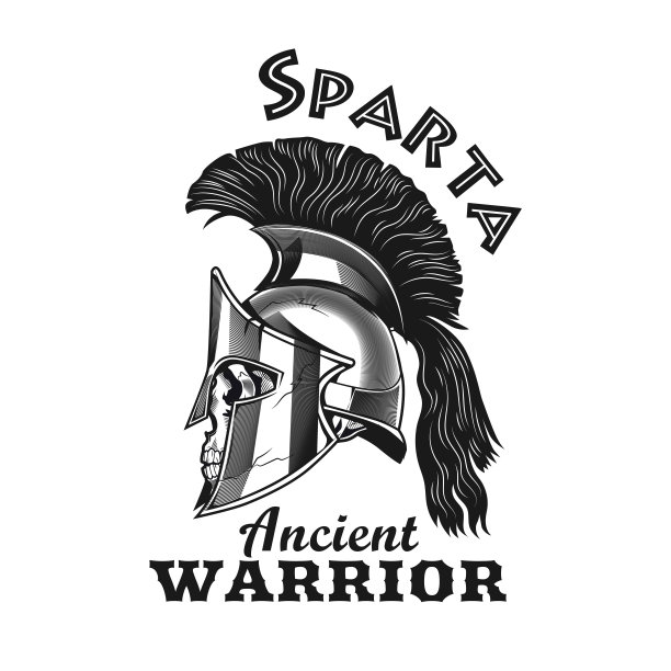 斯巴达式的纹身设计图片下载