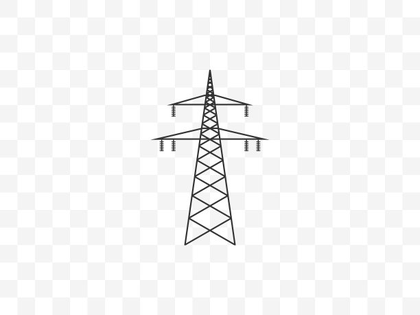 铁塔电力图标图片下载