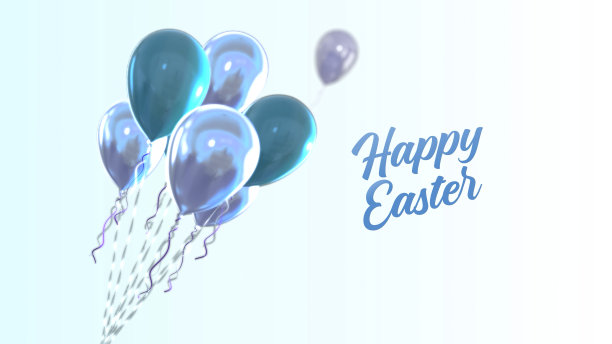 4K复活节快乐背景图片下载