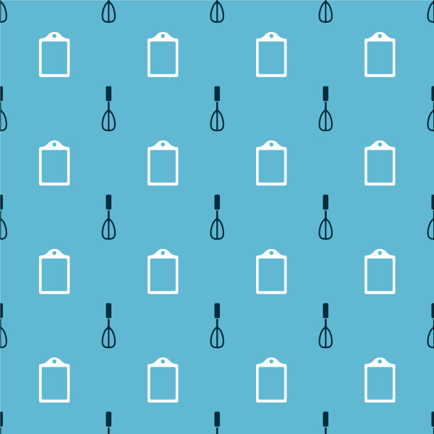 把厨房打蛋器和切菜板放在无缝板上图片下载