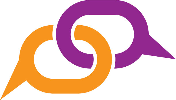 语音气泡标志模板图标图片下载