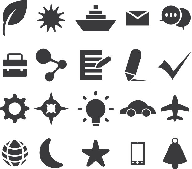 图标集和符号图片下载