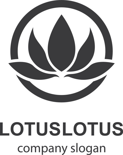 Lotus徽标模板图标图片下载