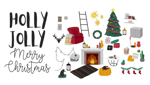 圣诞家居装饰用宠物斯堪的纳维亚图片下载