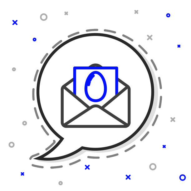 贺卡线与复活节快乐图标隔离图片下载