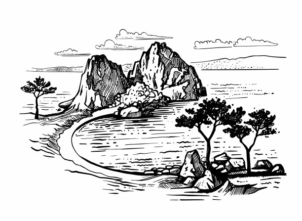 贝加尔湖形象著名的地方图片下载