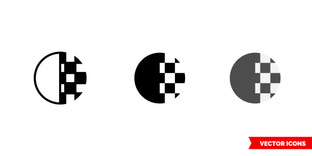 透明图标3种颜色，黑色和图片下载