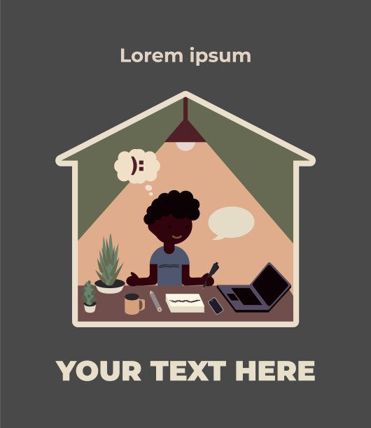 这个人在家里用电脑着色图片下载