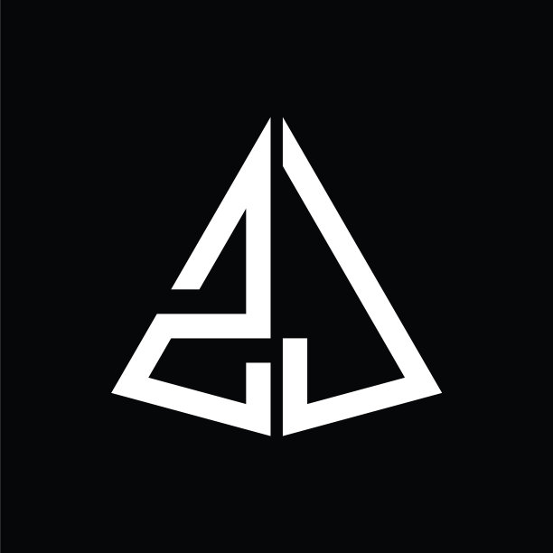 zj白色三角形首字母加一个黑色图片下载