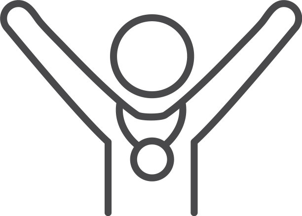 跑步运动中获奖牌的男人图片下载