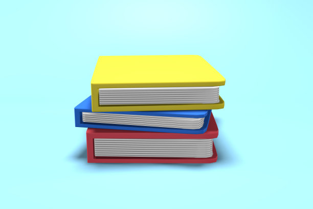 书架的3d插图。书架的3d渲染。图片下载