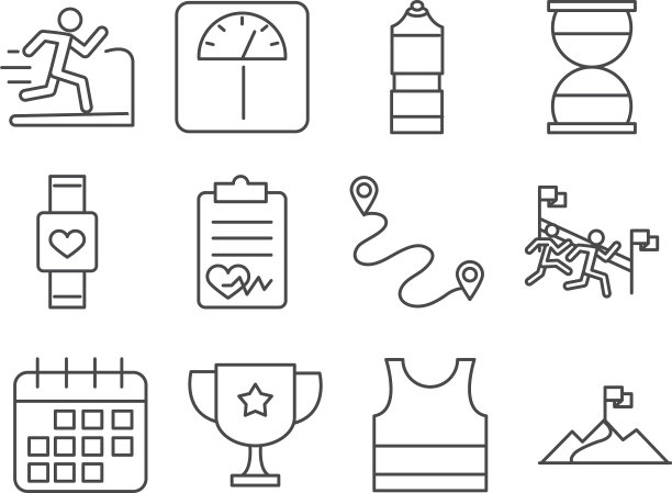 跑步运动比赛智能手表秤失迹图片下载