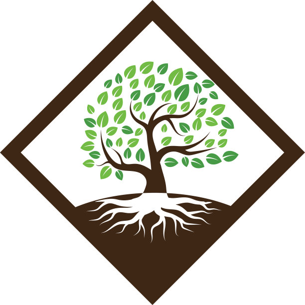 标志绿色的树叶图片下载