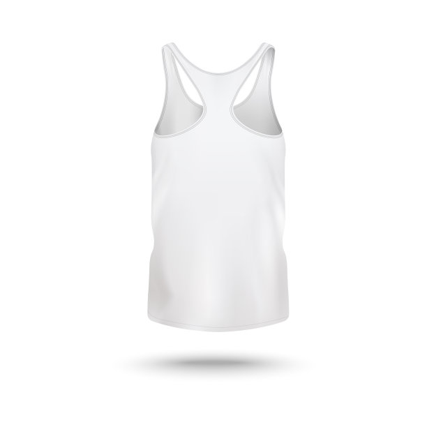 女式运动t恤或背心模板退图片下载