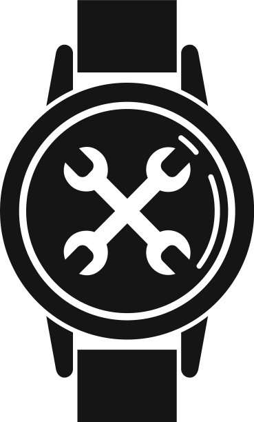 手表维修图标简约风格图片下载