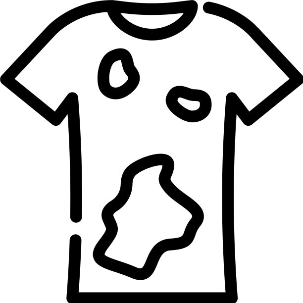 脏t恤衣服的图标图片下载