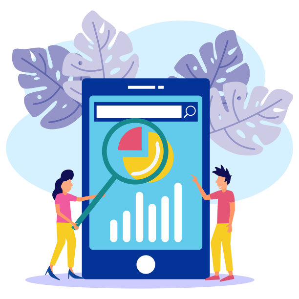 图形卡通人物业务分析图片下载