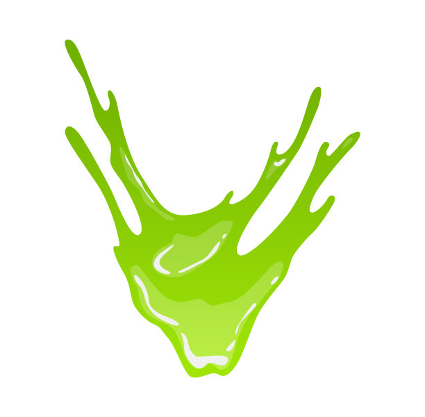绿色的黏液。粘粘的飞溅，有毒的黏液。黏糊糊的斑点和水滴，液体边缘。卡通孤立向量装饰形式的玩斑点。鼻涕图片下载