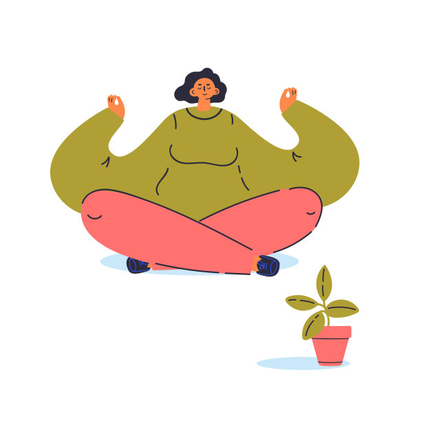 一个年轻的女人在沉思图片下载