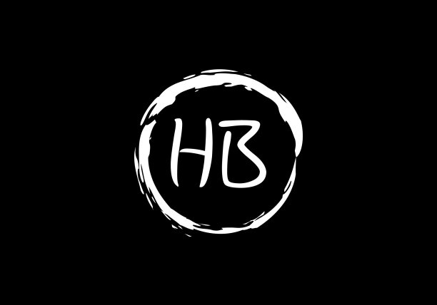 H b首字母标识设计图形字母表图片下载