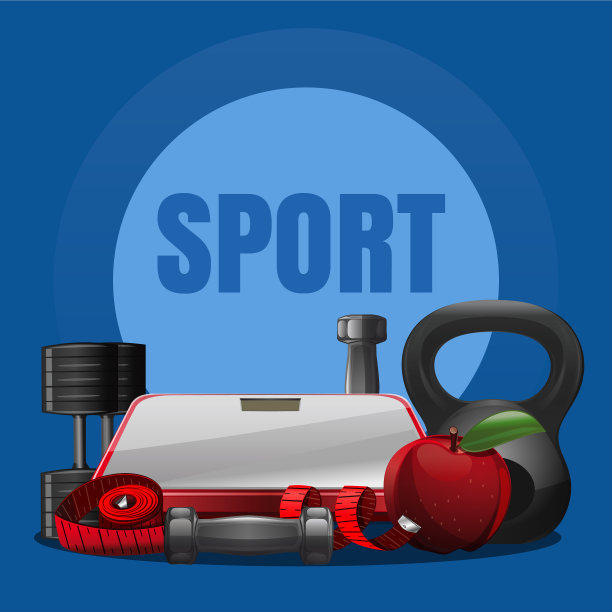 运动器材概念设计卡图片下载