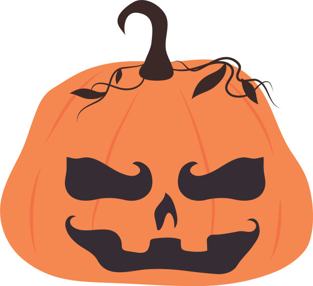 万圣节恐怖脸还是南瓜恶作剧图片下载