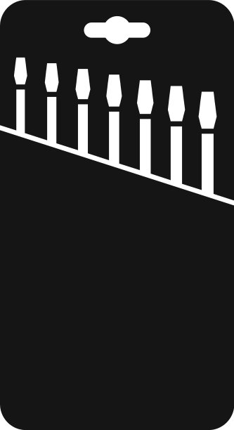 手表修理螺丝刀设置图标样式简单图片下载