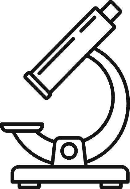 手表维修显微镜图标轮廓风格图片下载
