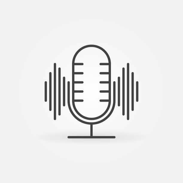 传声器采用声波线性概念图片下载