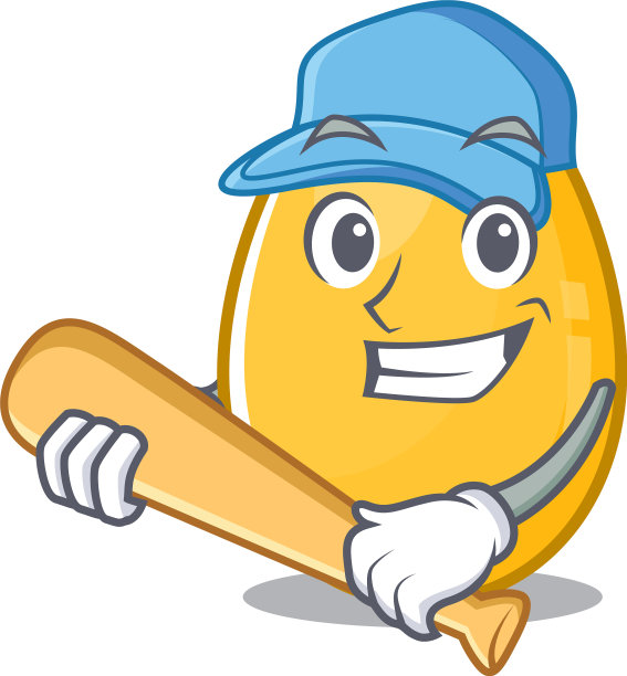 笑脸搞笑金蛋是吉祥物设计图片下载