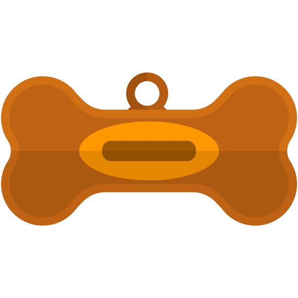 骨与孔平面矢量图标孤立在白色背景图片下载