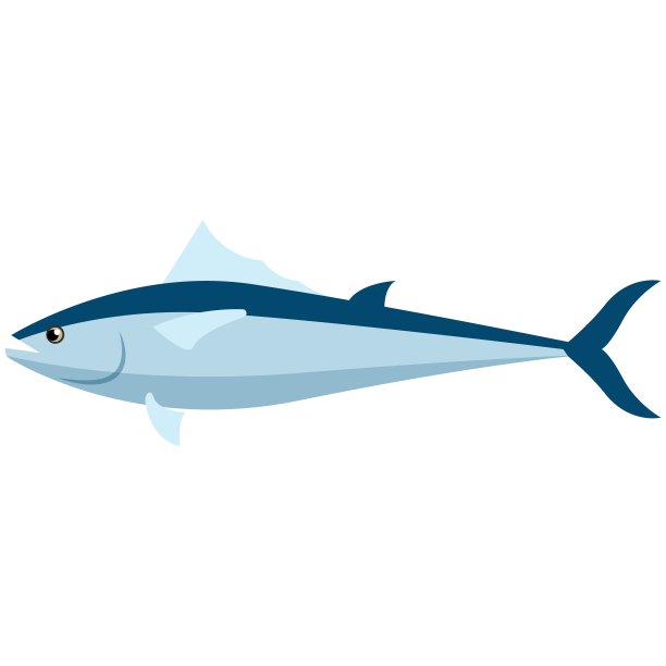 鲱鱼矢量图标孤立在白色背景图片下载