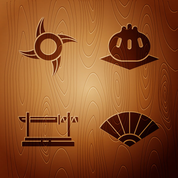 套纸中国或日本折扇图片下载