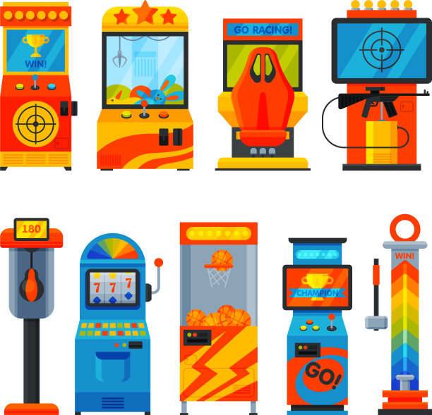 复古街机游戏机收集娱乐图片下载