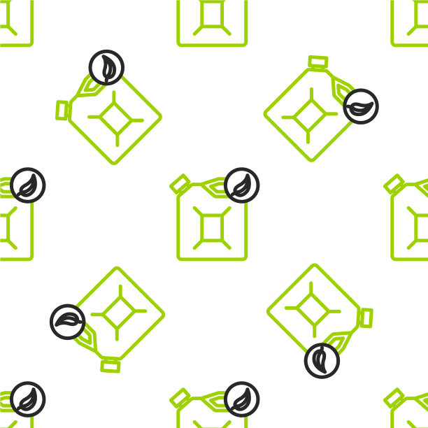 线生物燃料罐图标隔离无缝图片下载