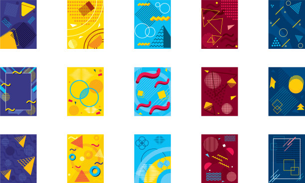 图标设置抽象的彩色背景图片下载