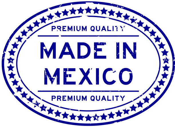 墨西哥制造的优质垃圾蓝椭圆形图片下载