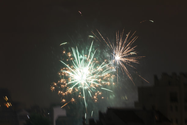 新年的焰火图片下载