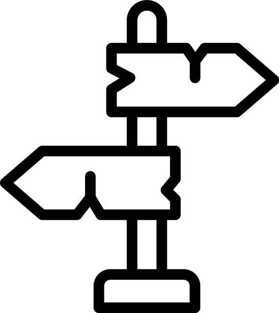 旅游支柱指南图标轮廓风格图片下载
