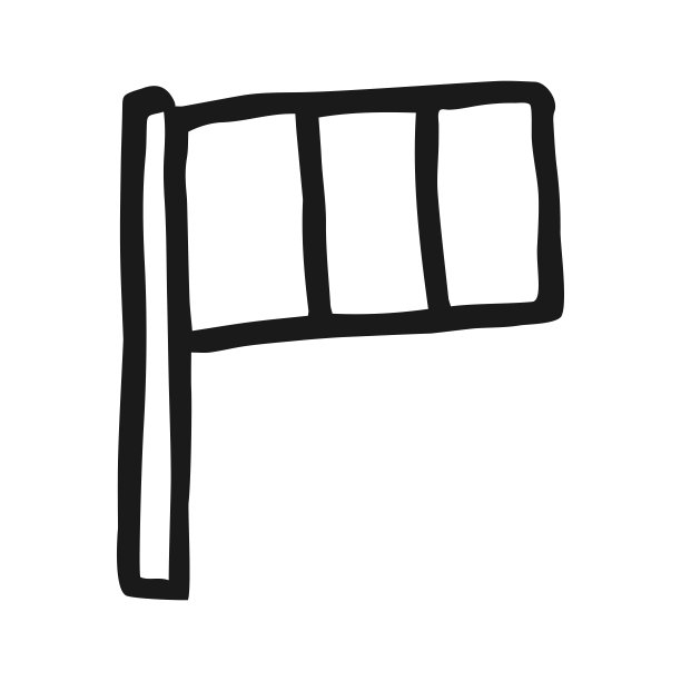 矢量标志图标在手绘风格。大纲孤立的象征。白色背景上的插图。设计印刷和着色书籍。游戏的卡通象形图。嘟嘟彭南特。图片下载