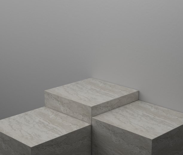 基座采用豪华岩石混凝土天然材料。产品模型展示平台。图片下载