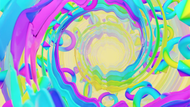 径向全息几何图片下载