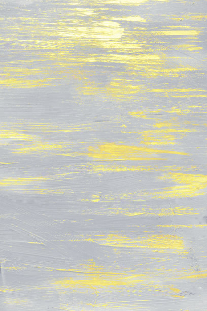 在灰色的背景上涂上黄色的笔触图片下载