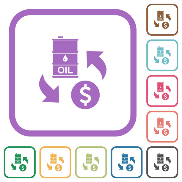 石油美元兑换简单图标图片下载