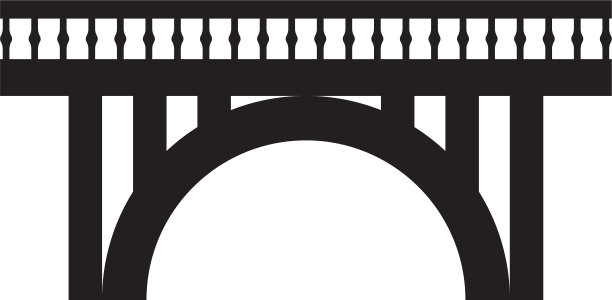 桥标志模板图片下载