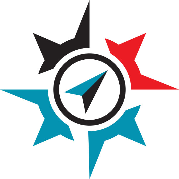 罗盘标识模板图片下载