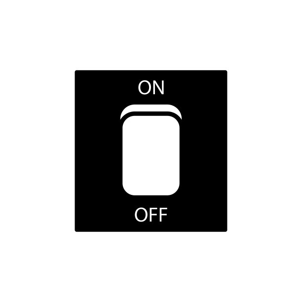 灯开关图标设计矢量模板图片下载