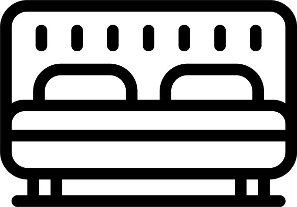 护理软沙发图标轮廓风格图片下载