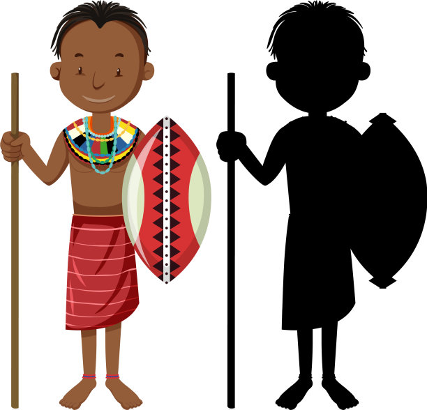 设定人们非洲部落的性格图片下载